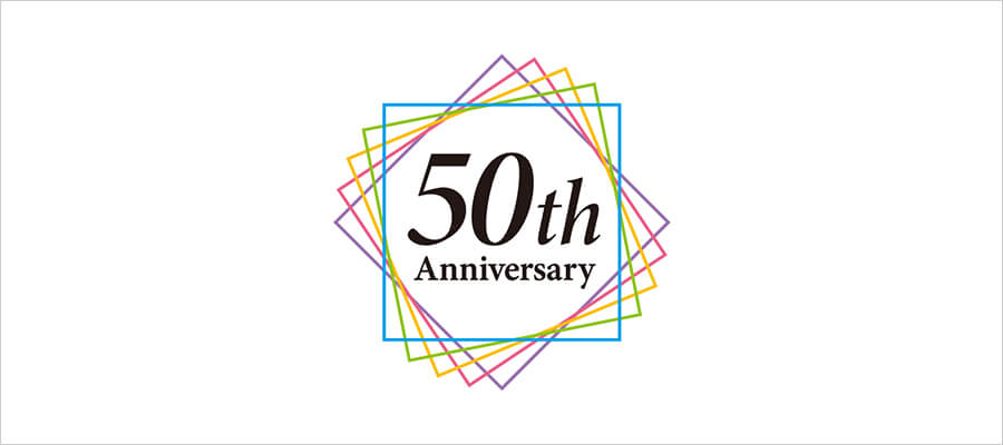 ロゴ：50th Anniversary