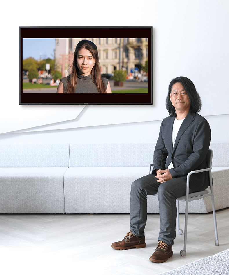 安田氏と富士榮氏の対談はZoomで行われました。