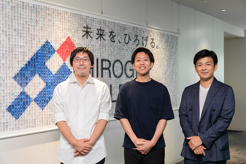 (写真左から)蜂須賀 秋人氏、畑 翔麻氏、山下 泰裕氏