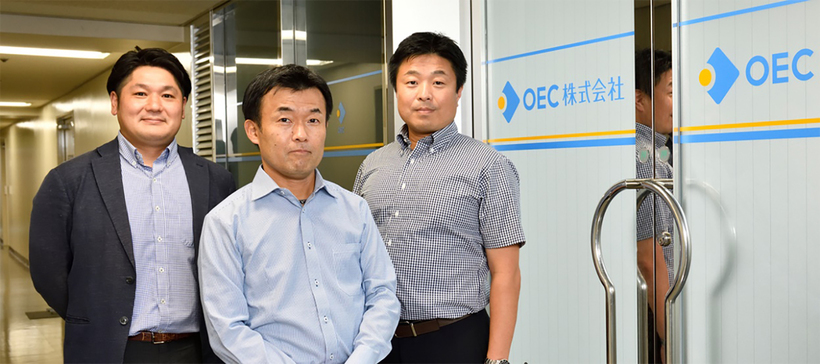 OEC株式会社 藤井盛人氏(写真中央)/伊藤忠テクノソリューションズ株式会社 河本淳志(左)/ネットアップ合同会社 古家野巨樹氏(右)