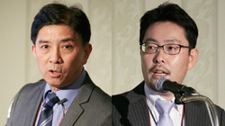 Netband Consulting Co., Ltd. Managing Director Sompong Dechagorn氏(左) Netband Consulting Co., Ltd. エキスパートエンジニア 高木 渉氏(右)
