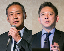 伊藤忠テクノソリューションズ株式会社 流通・EPビジネス企画室 プロダクトビジネス推進部 後藤 真人(左)、アルテリックス・ジャパン合同会社 日本法人代表 テクノロジーエバンジェリスト 並木 正之氏(右)