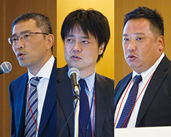 PT. CTC Techno Solutions Indonesia Deputy President Director 高田 武幸(左)、CTC Global (Thailand) Ltd. Deputy Managing Director 渡邉 一史(中央)、CTC Global Sdn. Bhd. Director 宮脇 一茂(右)