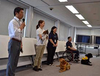 盲導犬・介助犬・聴導犬が来てくれました。