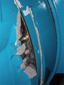 Damaged mechanical components