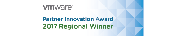 VMware Partner Innovation Awards 2017 Regional Winner