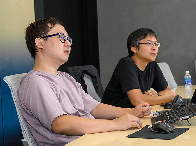 左から橋本氏、大鋸氏