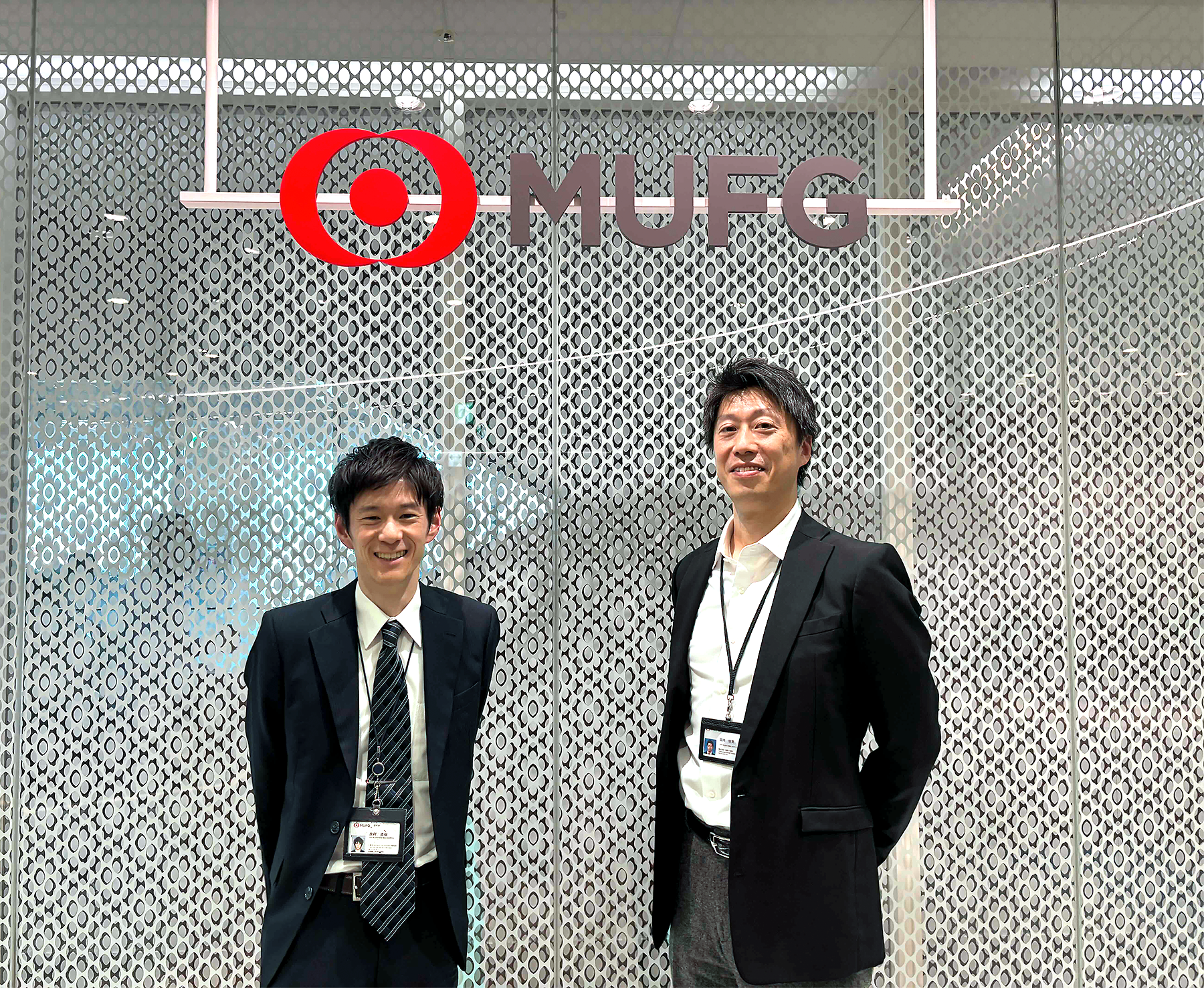 （写真左から） 三菱UFJインフォメーションテクノロジー株式会社 リテールチャネル部　炭村 直樹氏、同　プロフェッショナル　堀内 俊寛氏