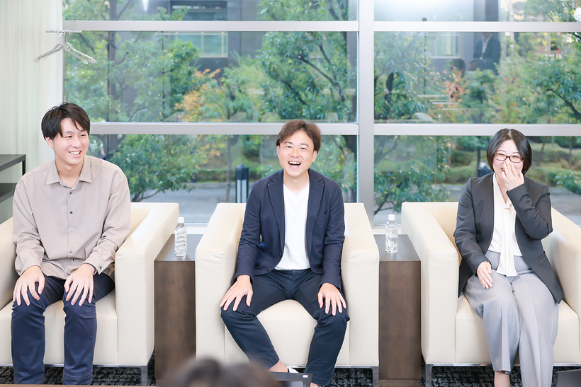 インタビュー風景