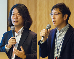 伊藤忠テクノソリューションズ株式会社　西日本統括本部　西日本ビジネス開発チーム　チーム長代行　富士榮 尚寛（左）、伊藤忠テクノソリューションズ株式会社　人事総務室　人事部 主任　永山 武靖（右）