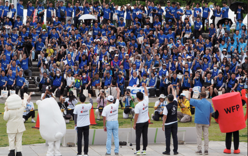 「WFP ウォーク・ザ・ワールド 2024 横浜」の様子（その１）