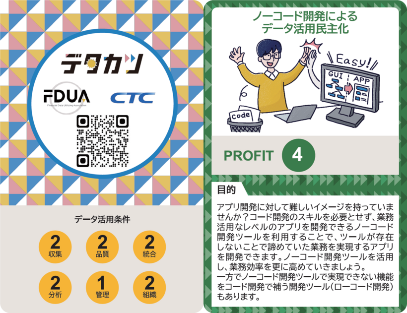 データ活用カード　例