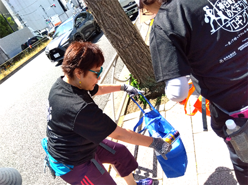 「神谷町めぐまちプロギング」の様子（その3）