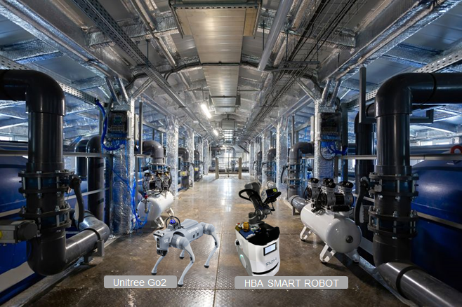 Fig 1. Image of factory inspection with smart robots