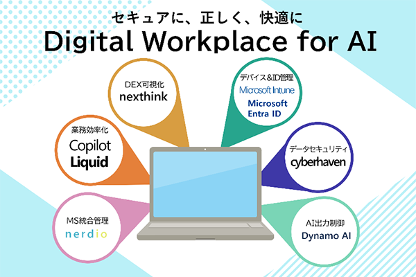 Digital Workplace for AIのイメージ