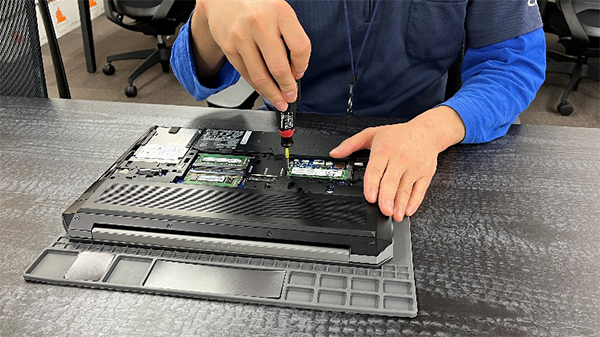 CTCひなりでのリファービッシュの様子