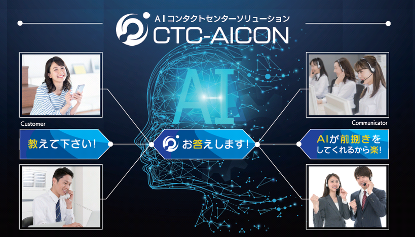 CTC-AICON　AIコンタクトセンターソリューション