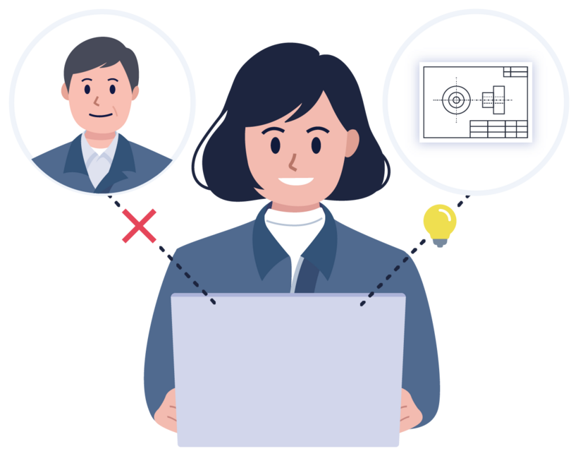 イメージ図 いつでも 誰でも どこでも使える親切設計