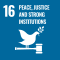 Sustainable development goals 16: Peace, Justice and Strong Institutions