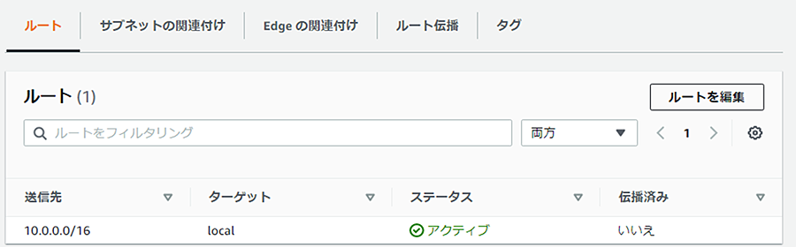 3.ルートテーブル