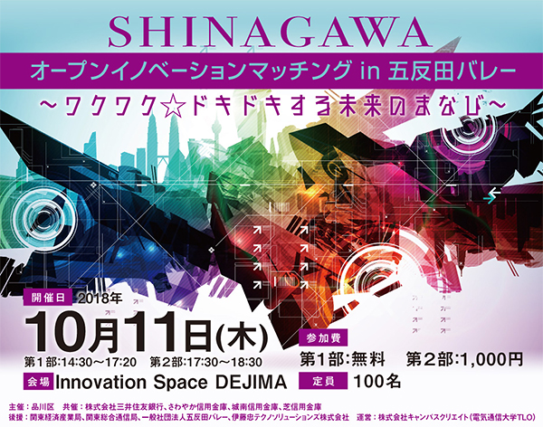 SHINAGAWAオープンイノベーションマッチング in 五反田バレー