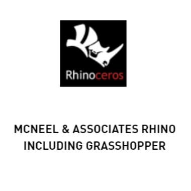 MCNEEL & ASSOCIATES RHINO INCLUDING GRASSHOPPER