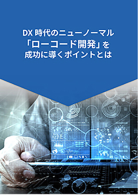 DX時代のニューノーマル「ローコード開発」を成功に導くポイントとは