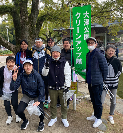 地域の「クリーンキャンペーン」に参加